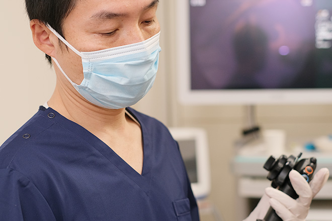 内視鏡検査の様子